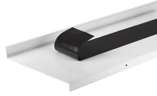 Bandă antifonare montare sub glaf aluminiu