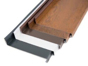 Nuanțe glafuri aluminiu grosime 1 mm ARCOMTRANS