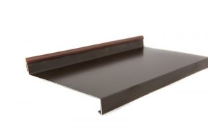 Pervaz aluminiu maro RAL 8014 cu garnitură montaj