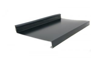 Pervaz aluminiu gri antracit RAL 7016 cu garnitură